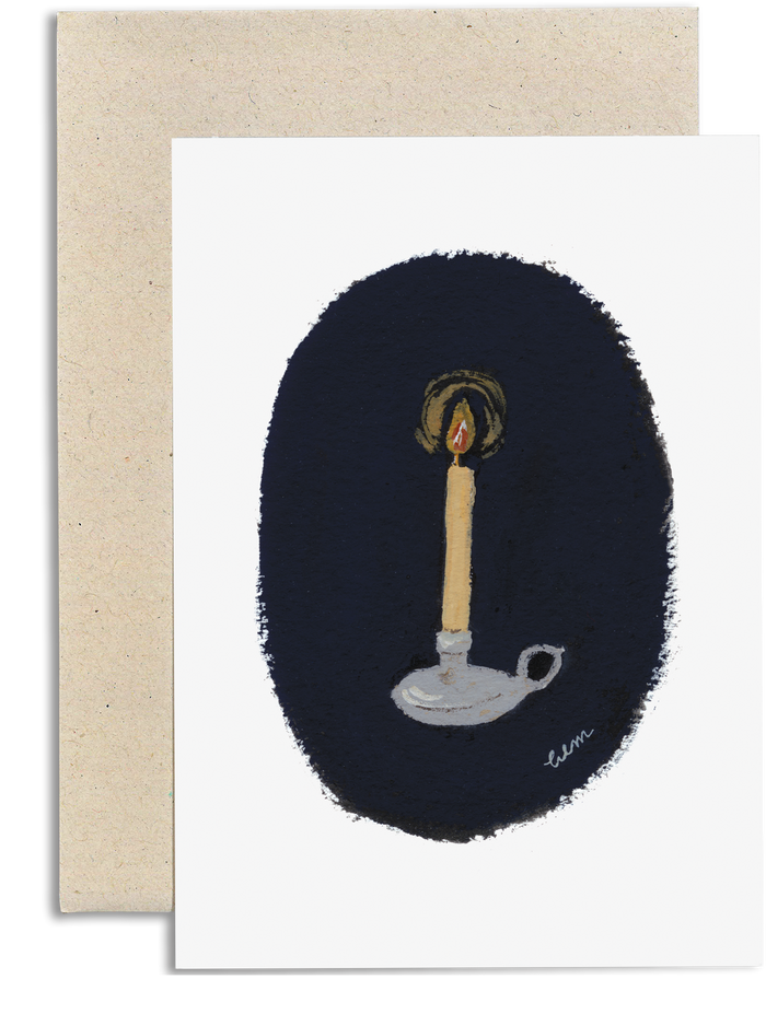 A Lighted Candle card