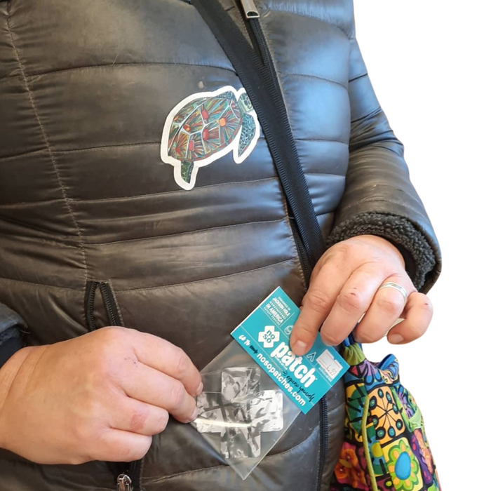 These are NOT your traditional tape style patch job! These great gear patches can be cut to any shape to add fun flair to your favorite outdoor gear.