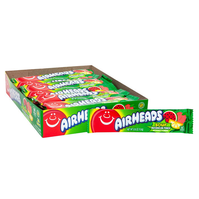 Airheads Sour Watermelon Punch Candy - 36 Count