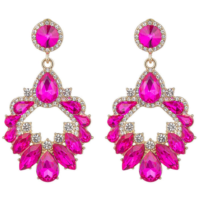Ari Pink Statement Earrings