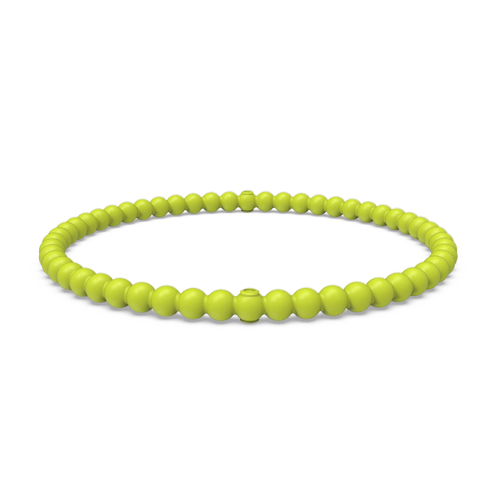 Beaded Stackable Silicone Bracelet - Lightning