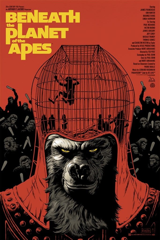 Beneath the Planet of the Apes (Variant) Poster