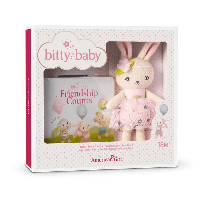 Bitty’s™ Bunny Friend & Friendship Counts Board Book