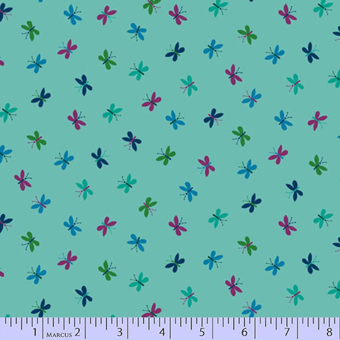 Butterflies Teal