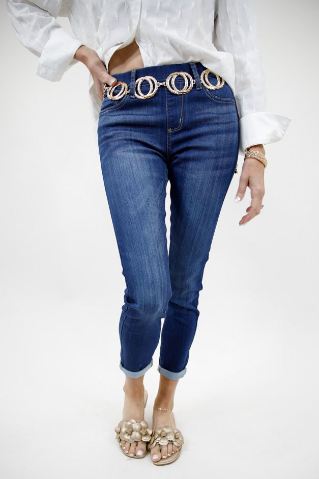Cello Mid Rise Pull On Jeans *Final Sale*