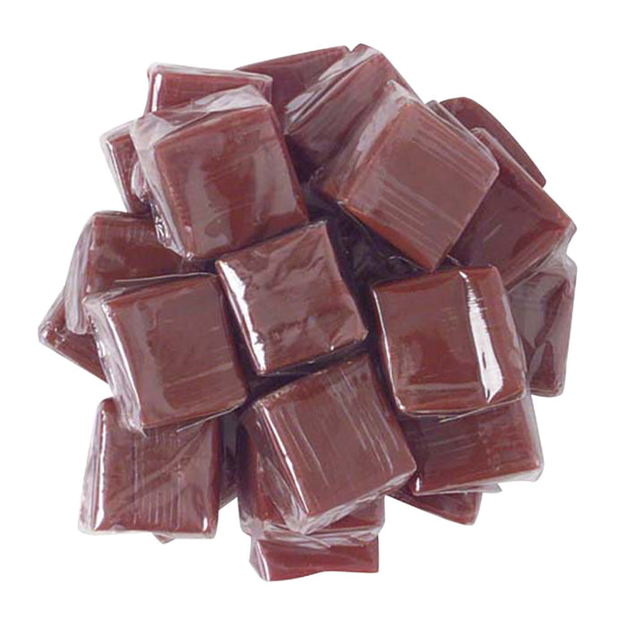 Chocolate Caramel Square Candy Wrapped - 5 LB