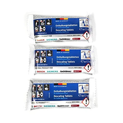 Descaler Tablets Bosch | Gaggenau Coffee Machine & Kettles (2x Packs of 6)