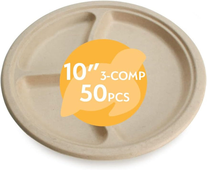10 Inch 3-Comp / 50 Count