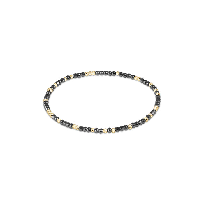 Enewton - Extends - Hope Unwritten Silver Faceted Hematite 2mm Bead Bracelet - Findlay Rowe Designs