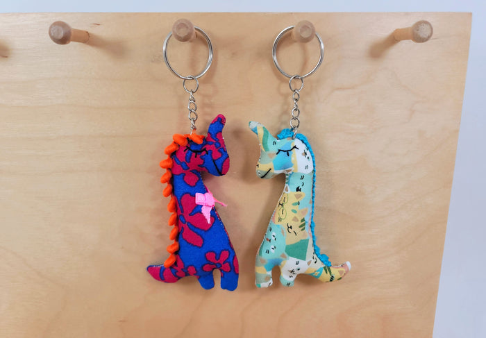 Fabric Creature Keychain