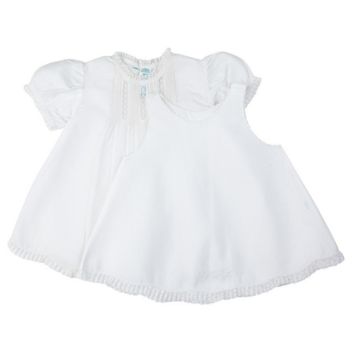 Feltman Brothers - Girls - Dress Dress White Detailed Lace Slip - 3mo - Findlay Rowe Designs