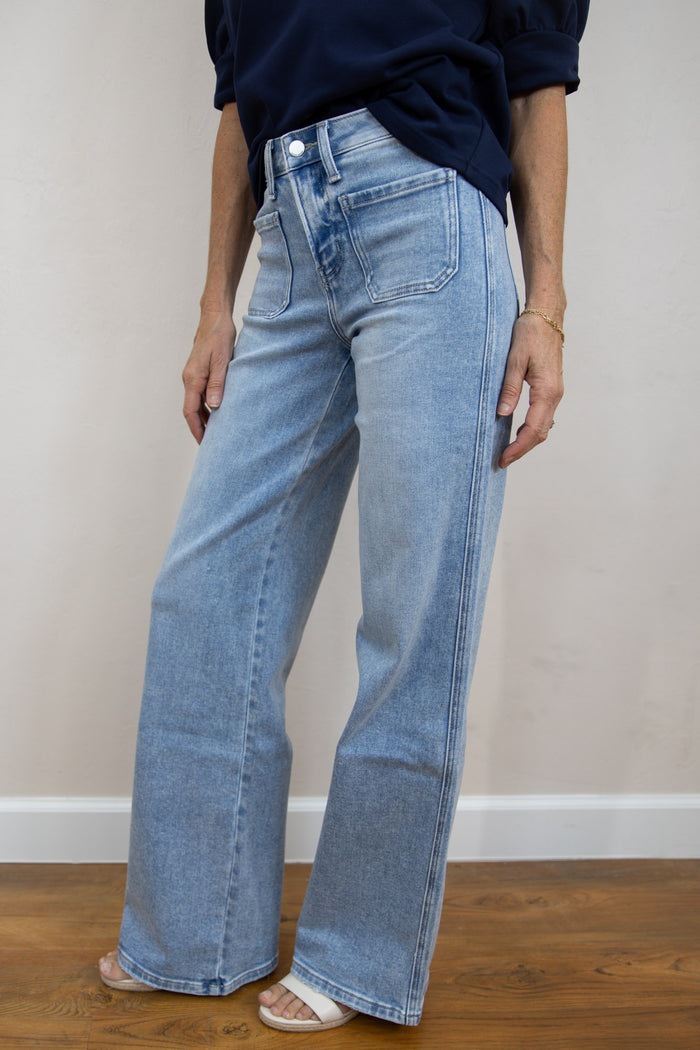 Flying Monkey On The Move Wide Leg Jeans
