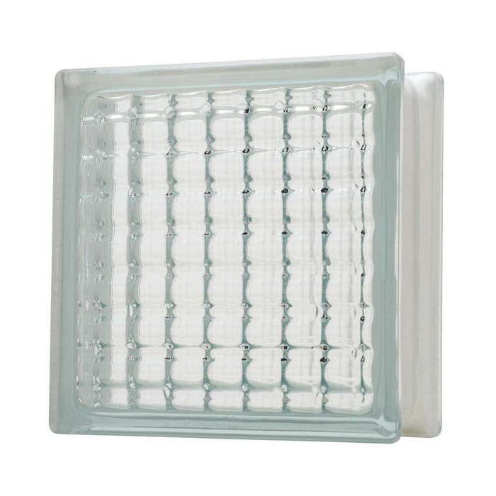 Glass Block 190 x 190 x 80mm (Crystal Parallel)