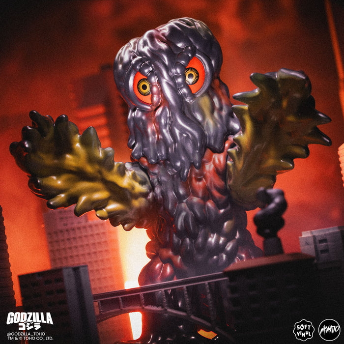 Godzilla and Hedorah Soft Vinyl Figure Set - Godzilla vs The Smog Monster