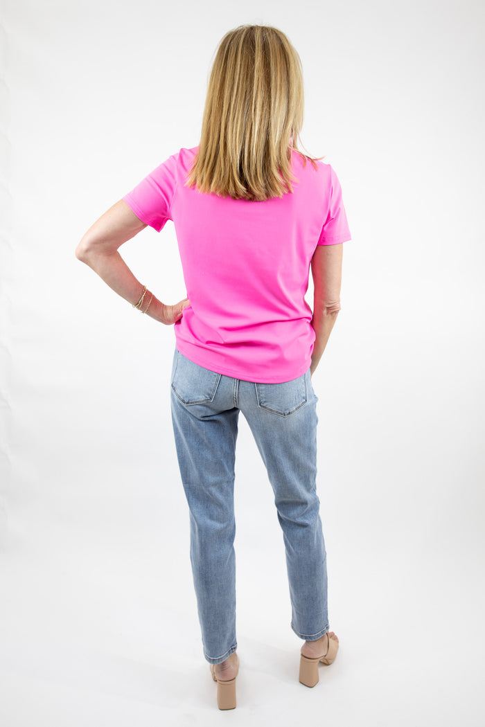 Half Zip Polo Top