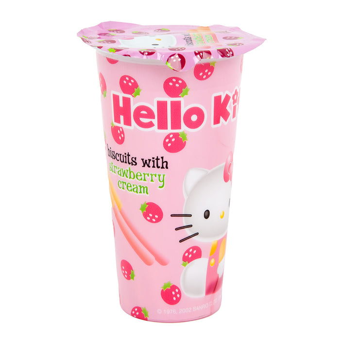 Hello Kitty Biscuit Treats with Strawberry Dip - 8 Count