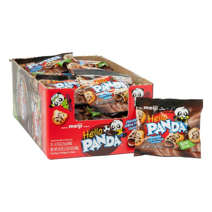 Hello Panda Chocolate Filled Cookies - 32 Count