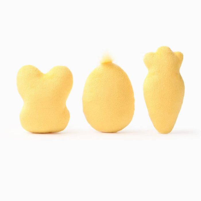 Hugsmart Products Inc dog toys Hoppin' Easter Fun Cookies Spring Plush Squeaky Dog Toy Set - 3 Pk