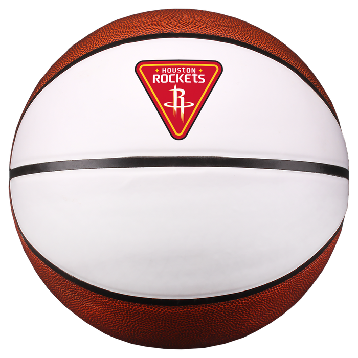 Houston Rockets Baden Mission Patch Autograph B7 Basketball