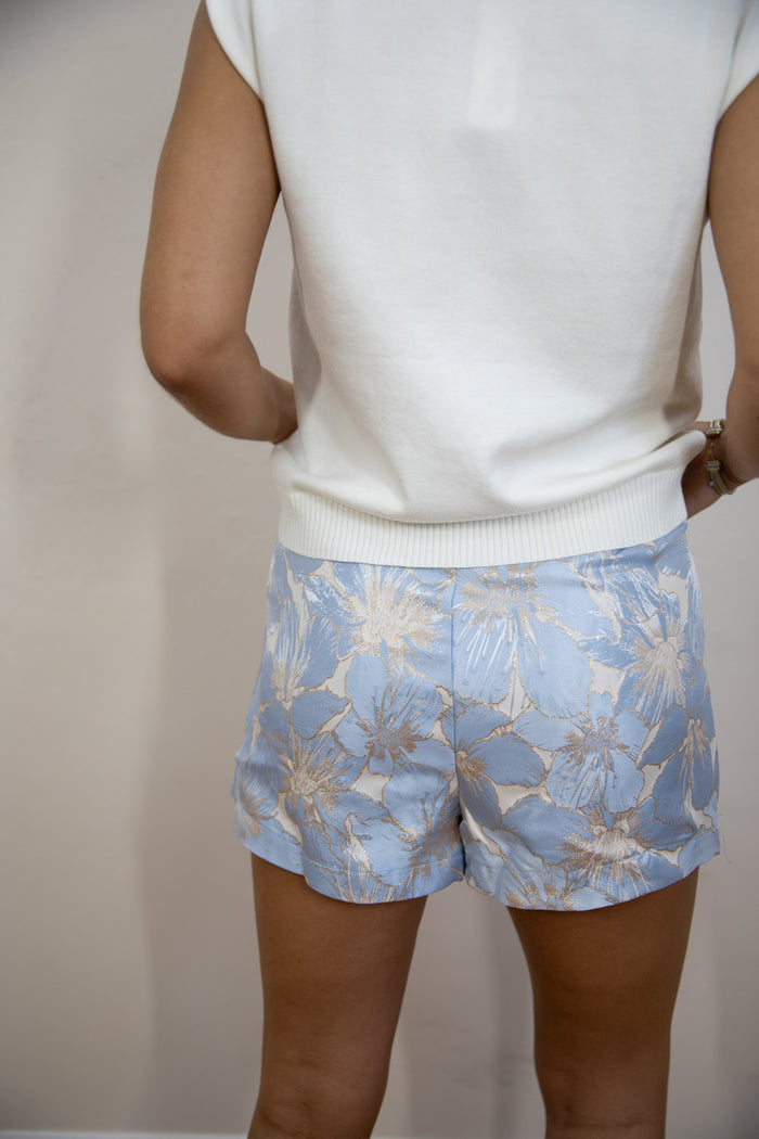 Jacquard High Waist Skirt