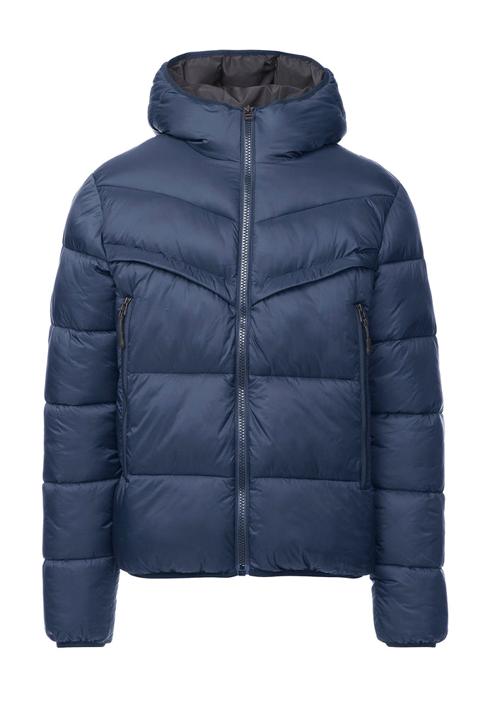 Buffalo Men Jackets Navy Woven Puffer Welt Pocket