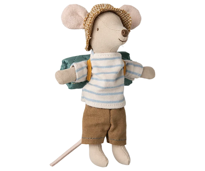 Maileg Hiker Big Brother Mouse, Stripes
