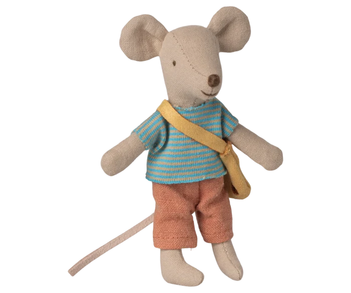 Maileg Little Brother Mouse with Bag