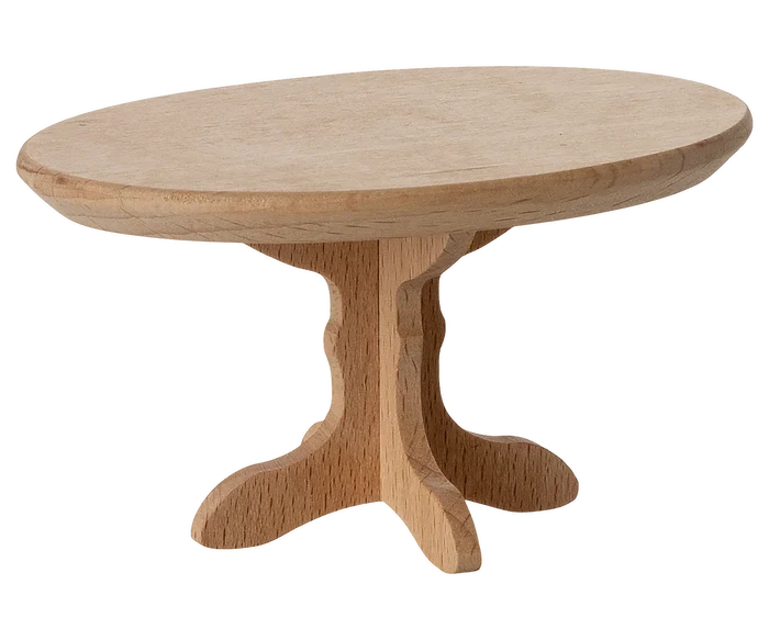 Maileg Oval Coffee Table, Mouse, Nature