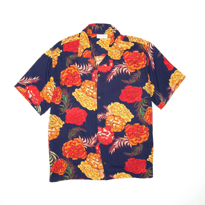 Men's Tropical Print Beach and Resort Shirt