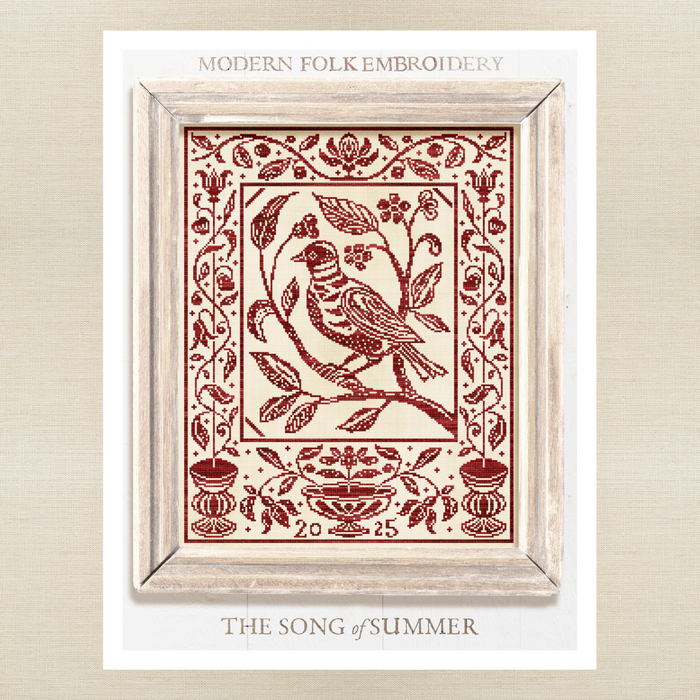 Modern Folk Embroidery - The Song of Summer - Booklet Chart