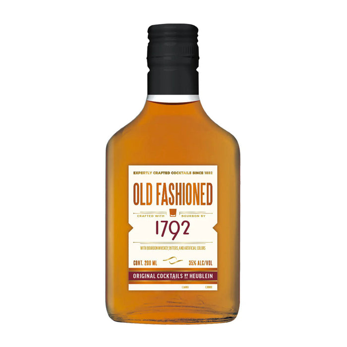 Original Cocktails by Heublein Old Fashioned Crafted with Bourbon by 1792 200ML Cocktail Heublein