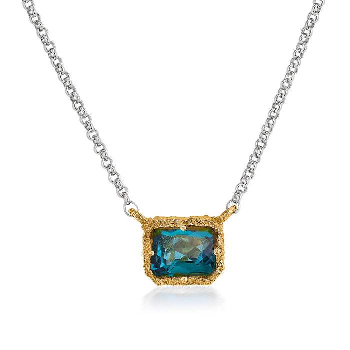 Pariaba Topaz Vermeil Necklace