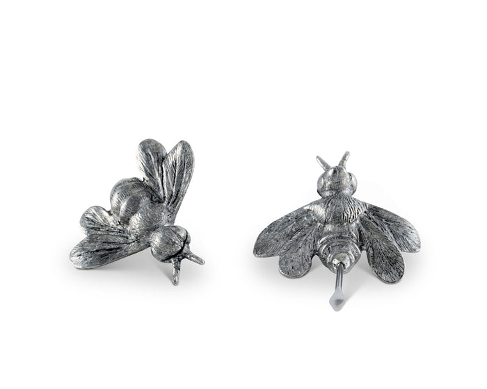 Pewter Honeybee Cheese Marker Set