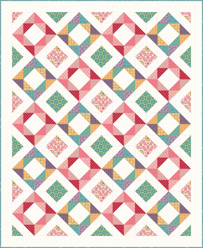 Pre-order Diamonds Take Shape Quilt Pattern by Chantelle Bailey