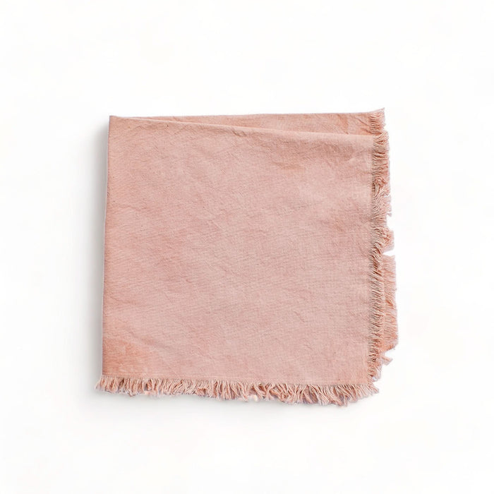 Rose Cotton Napkins (Set of 4) alternate view - cotton texture and finish