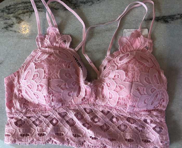 Scalloped Lace Cami Bralette