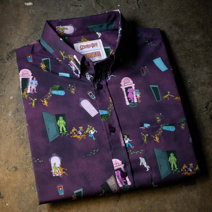 RSVLTS Scooby-Doo Short Sleeve Shirt Scooby-Doo "RUH ROH" – KUNUFLEX Short Sleeve Shirt
