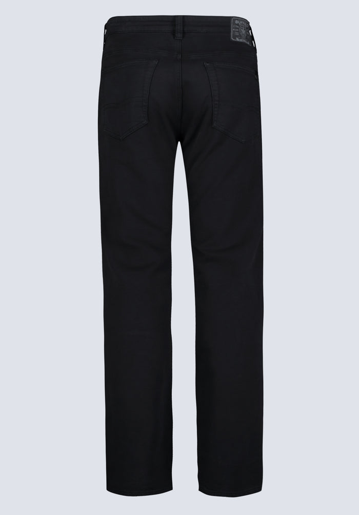 Buffalo Men Pants Black Woven Casual Pants Stretch