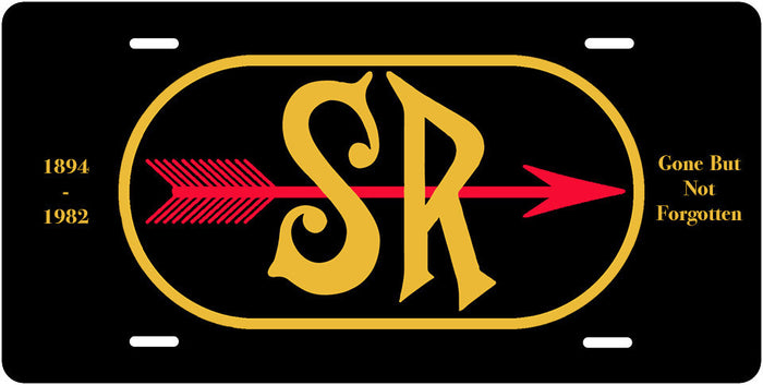 Southern Railway (SOU) - Arrow Logo with Dates - License Plate