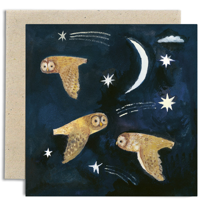 Tawny Owls Card