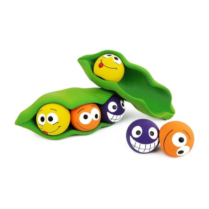 Multipet dog toys Three Peas in a Pod Latex Dog Chew Toy - 7.5"