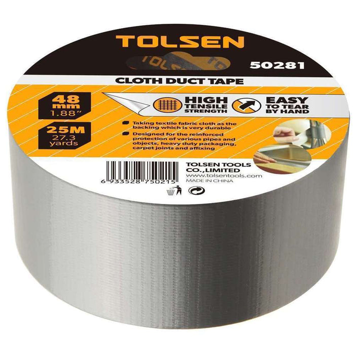 Tolsen Cloth Duct Tape 48/50mm x 25m