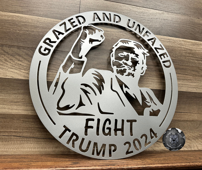 Trump Grazed and Unfazed