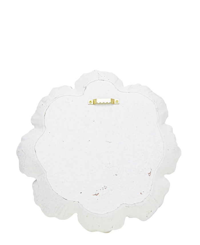 Urban Decor Shabby Chic Flower Wall Plaque- 13CM
