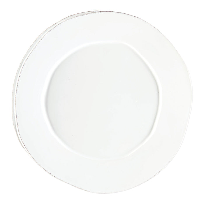 Vietri Lastra White Round Platter Dinnerware Vietri