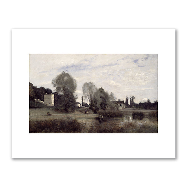 Jean-Baptiste-Camille Corot, Ville d'Avray, 1865, Brooklyn Museum. Photo Β© Brooklyn Museum / Bridgeman Images