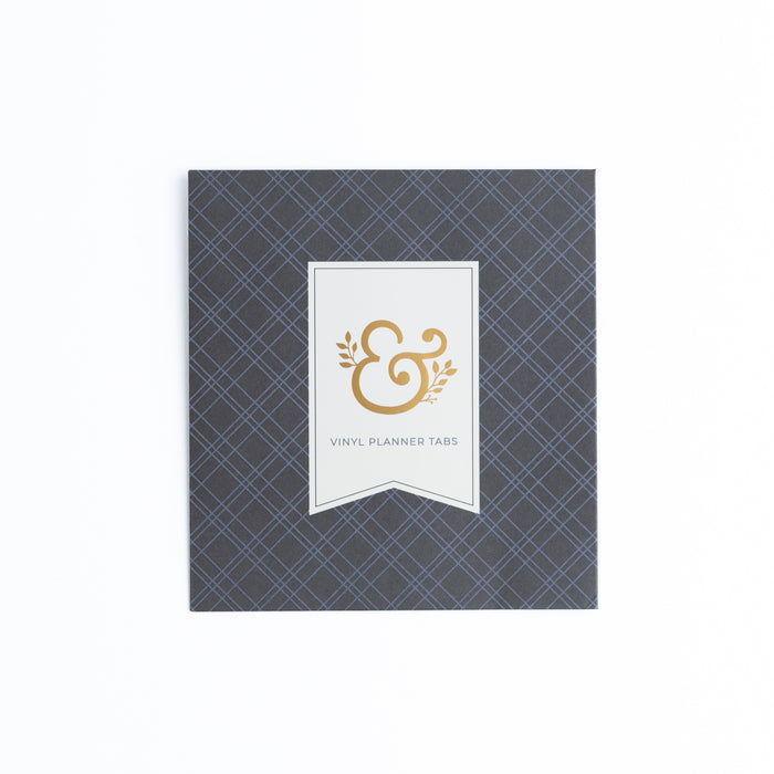 Vinyl Planner Tabs - Grayscale - Archer and Olive