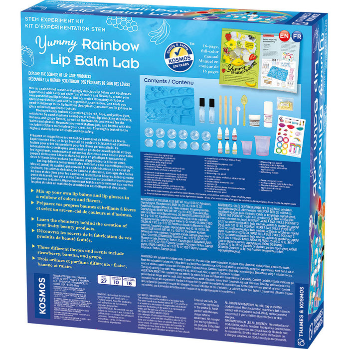 Yummy Rainbow Lip Balm Lab - 2L STEM Thames & Kosmos