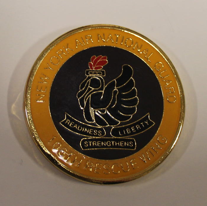106th Rescue Wing 102nd Rescue Squadron Pararescue / PJ Air Force Challenge Coin
