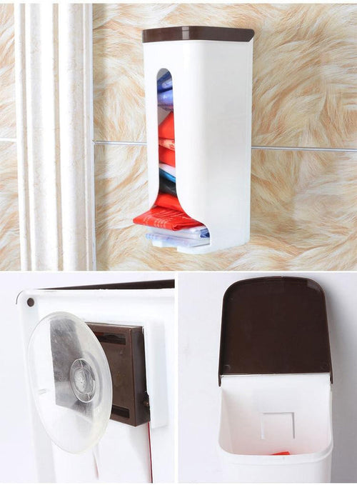 2018 New Home Creative Garbage Bags Storage Rack Storage Box Kitchen Bedroom Home Organization #NE718